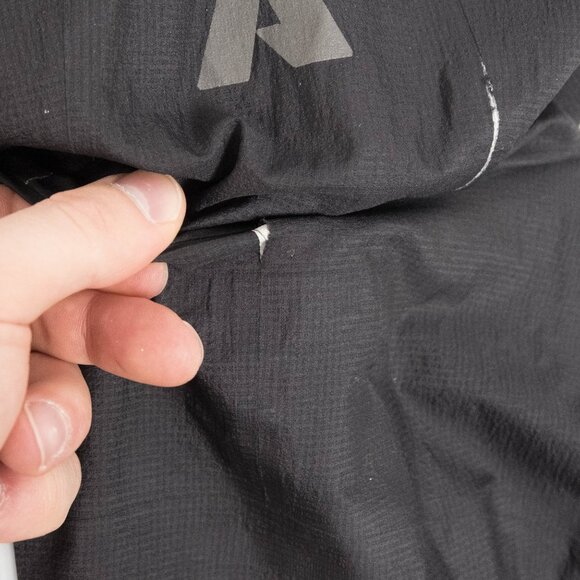 Eddie Bauer Rain Jacket Womens Medium Black Coat First Ascent Lightweight - Picture 12 of 12